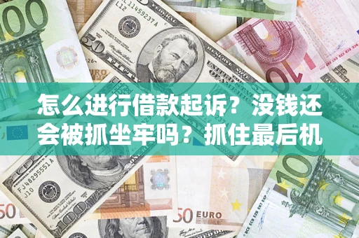 北京怎么进行借款起诉？没钱还会被抓坐牢吗？抓住最后机会！