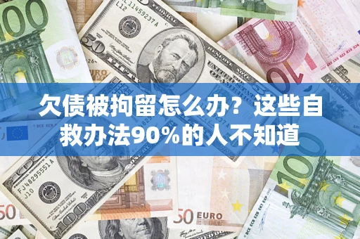 北京欠债被拘留怎么办？这些自救办法90%的人不知道