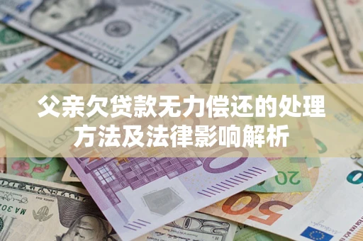 北京父亲欠贷款无力偿还的处理方法及法律影响解析
