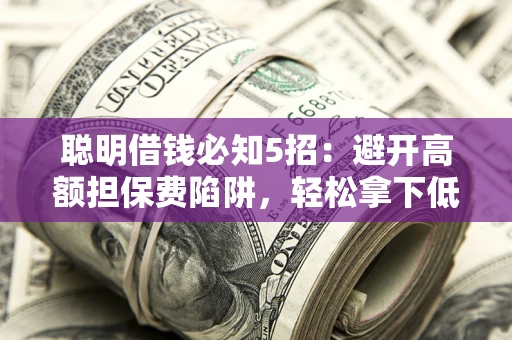 北京聪明借钱必知5招：避开高额担保费陷阱，轻松拿下低息贷款